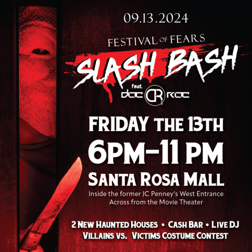 Slash Bash @ the Festival of Fears poster