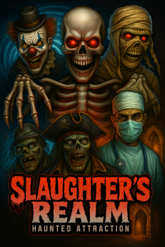 Slaughter's Realm Haunted Attraction 2025  poster