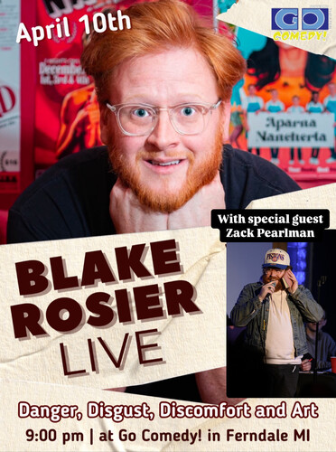 Blake Rosier's Live Show | Special Engagement poster