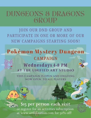 DND Pokémon Mystery Dungeon poster