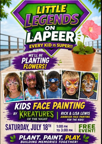 Kids Planting & Painting poster