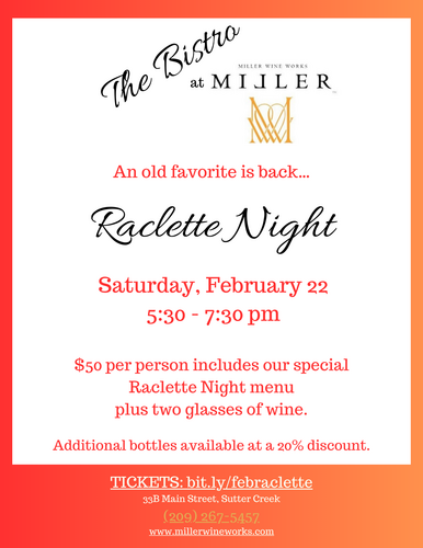 Raclette Night at The Bistro! poster