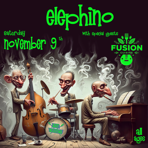 Elephino + Fusion Cuisine poster