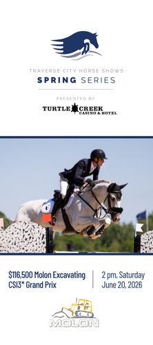 High-Stakes Horse Jumping in Traverse City | $116,500 Molon Excavating CSI3* Grand Prix image