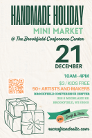 Handmade Holiday Mini Market at The Brookfield Conference Center poster