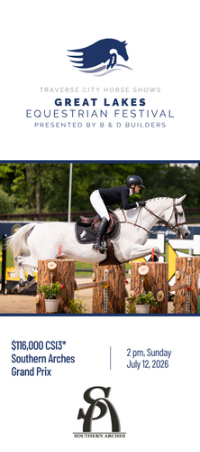 Sunday Show Jumping in Traverse City | $116,000 Southern Arches CSI3* Grand Prix image