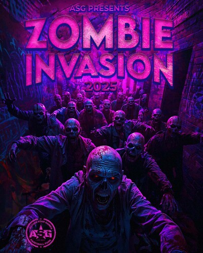 Zombie Invasion 2025 poster