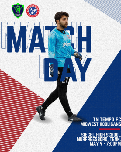 (UPSL) TN Tempo FC vs. Midwest Hooligans poster