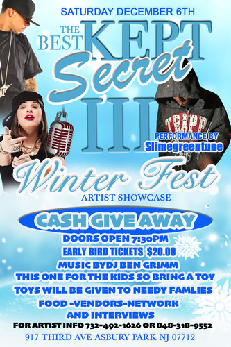 The Best Kept Secret III  Artist Showcase poster