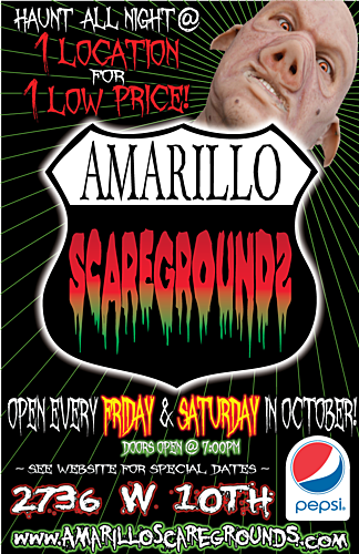 Amarillo Scaregrounds 2024 poster