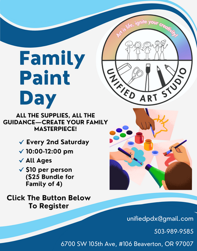 Family Paint Day poster