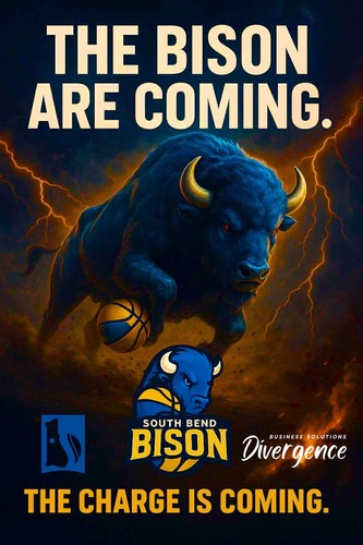 CHARGE NIGHT: South Bend Bison vs Chicago Knights  poster