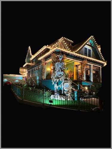 Halloween Home Tour & Night Market poster