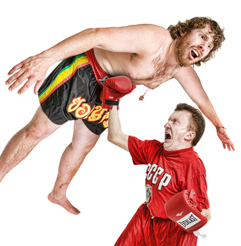 2-MAN NO-SHOW - ClownProv. DIF Workshop poster