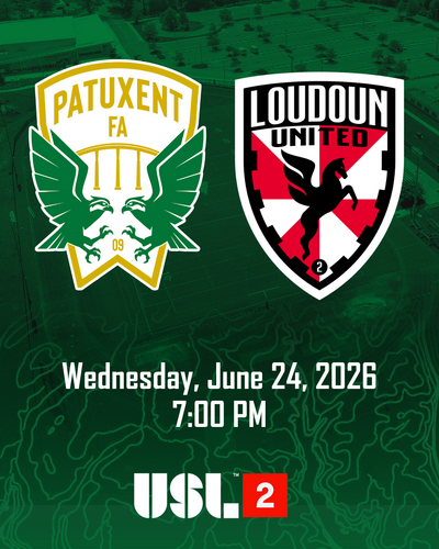 Patuxent FA vs Loudoun United FC USL2 poster