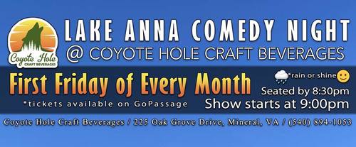 Lake Anna Comedy Night March 2025 poster