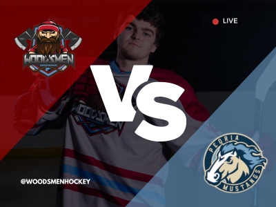 Game  19: Woodsmen Vs. Peoria Mustangs: Billet Appreciation poster
