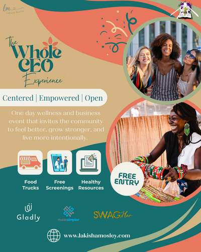 The Whole CEO Experience: Centered | Empowered | Open poster