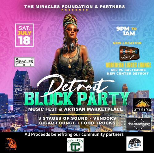 Detroit Block Party & Music & Fest '26 - July 18th poster
