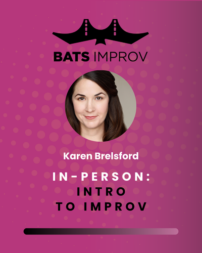 In-Person: Intro to Improv in Palo Alto with Karen Brelsford - 07/10/25 poster