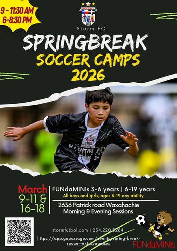 Spring Break Soccer Extravaganza poster