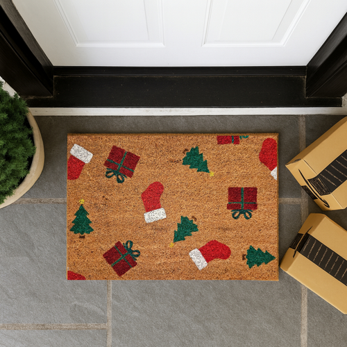 Craft & Drafts Welcome Mat Painting poster