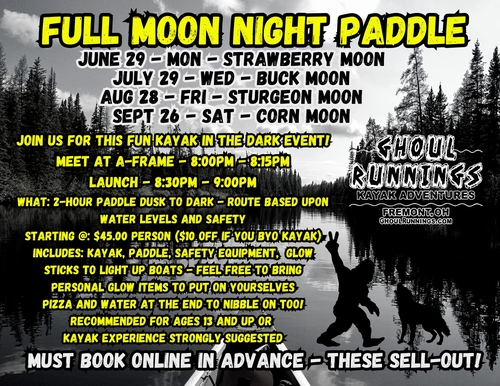 Full Moon Night Paddles poster
