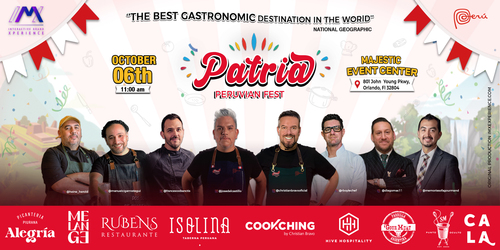 PATRIA PERUVIAN FEST: BEST GASTRONOMIC DESTINATION IN THE WORLD poster