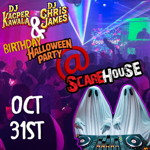 The Scarehouse Official Halloween Party poster