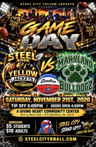 Steel City Yellow Jackets vs Maryland Bulldogs!🐝 poster
