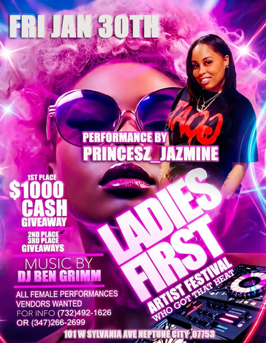 Ladies First Artist Festival Princesz  poster
