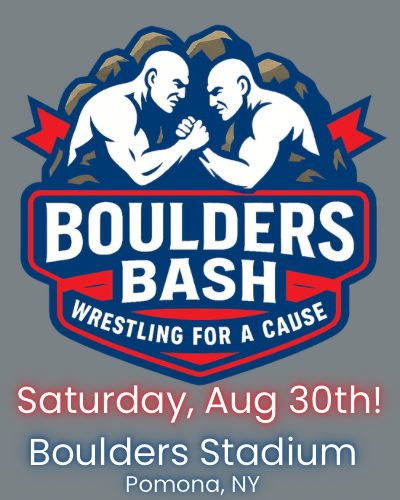 Boulders Bash: Wrestling for a Cause presented by Town of Highlands Chamber & ECPW - Don't Miss It! poster