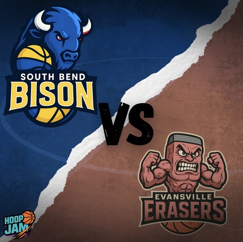 🦬 South Bend Bison vs ✂️ Evansville Erasers | HoopJam 3v3 Showdown 🏀🔥 poster
