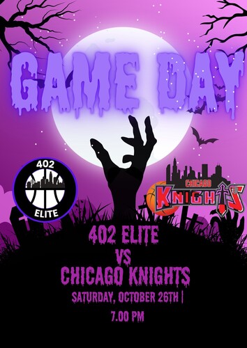 402 Elite vs Chicago Knights poster