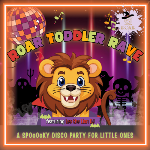 Halloween Toddler Rave poster