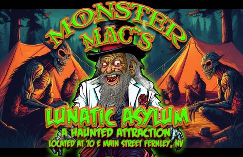 Monster Mac's Lunatic Asylum Tent Camp poster