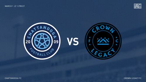 Chattanooga FC vs Crown Legacy poster