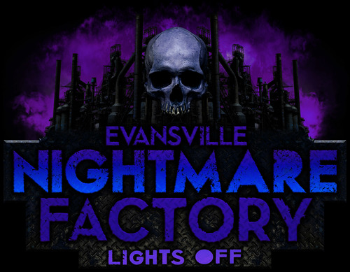 Black out : A lights off event! @ Evansville Nightmare Factory poster