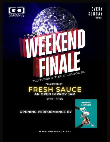 The Weekend Finale | Weekly Improv Comedy Show poster