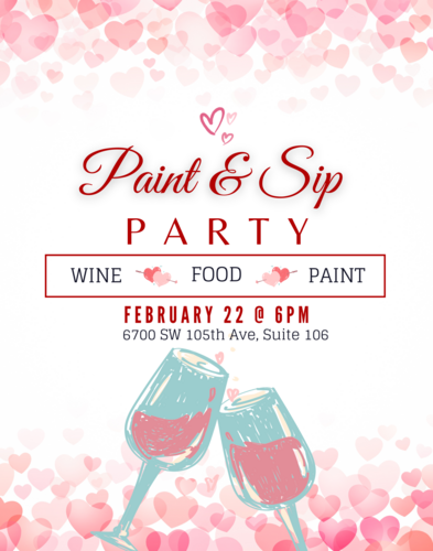 Paint & Sip (Private Party for Jessica) poster