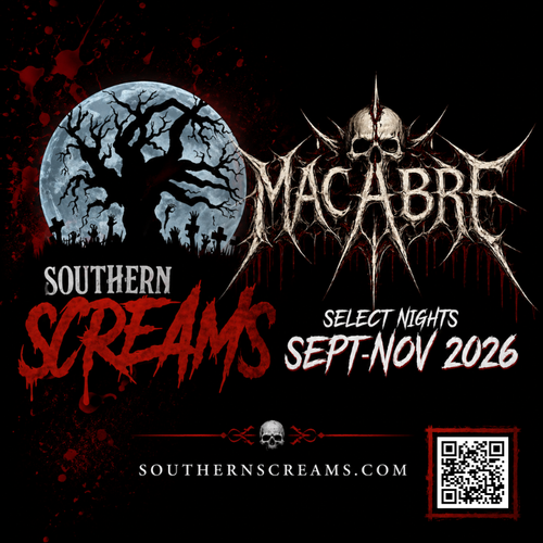 Southern Screams Haunted House 2026 poster