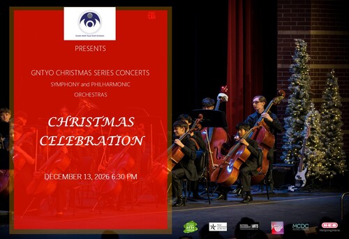 Symphony and Philharmonic Christmas Concert poster