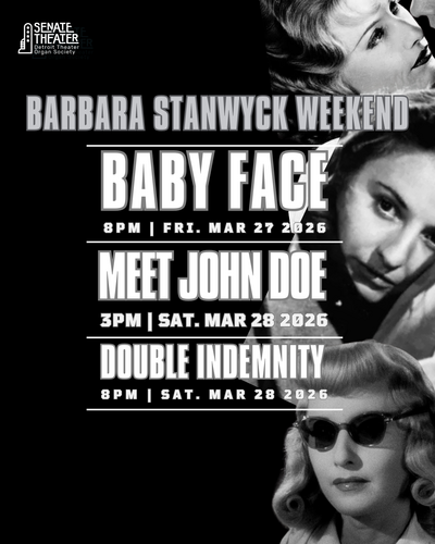 Barbara Stanwyck Weekend at the Senate  poster