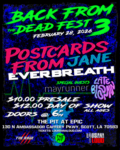 Back From The Dead Fest 3 poster