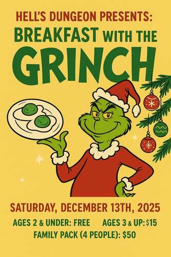 Breakfast With The Grinch poster