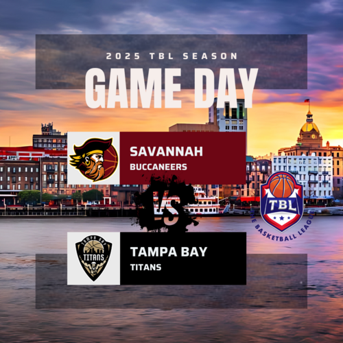 Savannah Buccaneers vs. Tampa Bay Titans (5/25/25) poster