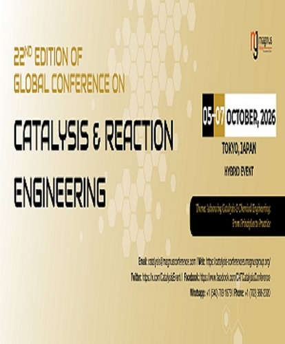 22nd Edition of Global Conference on Catalysis & Reaction Engineering poster