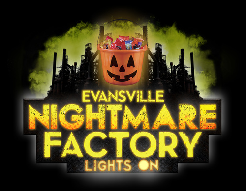 Kids Day at Evansville Nightmare Factory: Lights On - No Scare poster