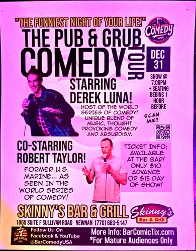 Comedy Nights at Skinny's Bar & Grill poster