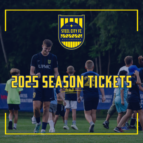 Steel City FC Men's Season Tickets 2025  poster